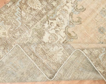 9'2x12 ft, PERSIAN DECOR, Vintage Persian Rug, Oversized Area Rug, Minimalist Rug, Handmade Rug, 9x12 Persian Rug, Farmhouse Decor Handmade