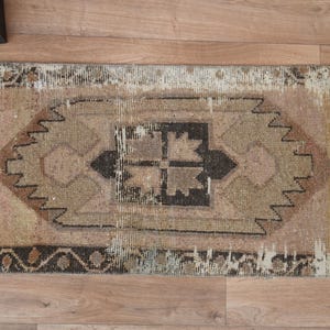 Vintage Teppich, Wollteppich, Wollteppich, Handgemusterter Teppich, Wollteppich, Handgemusterter Teppich 70x90, Wollteppich, Wollteppich
