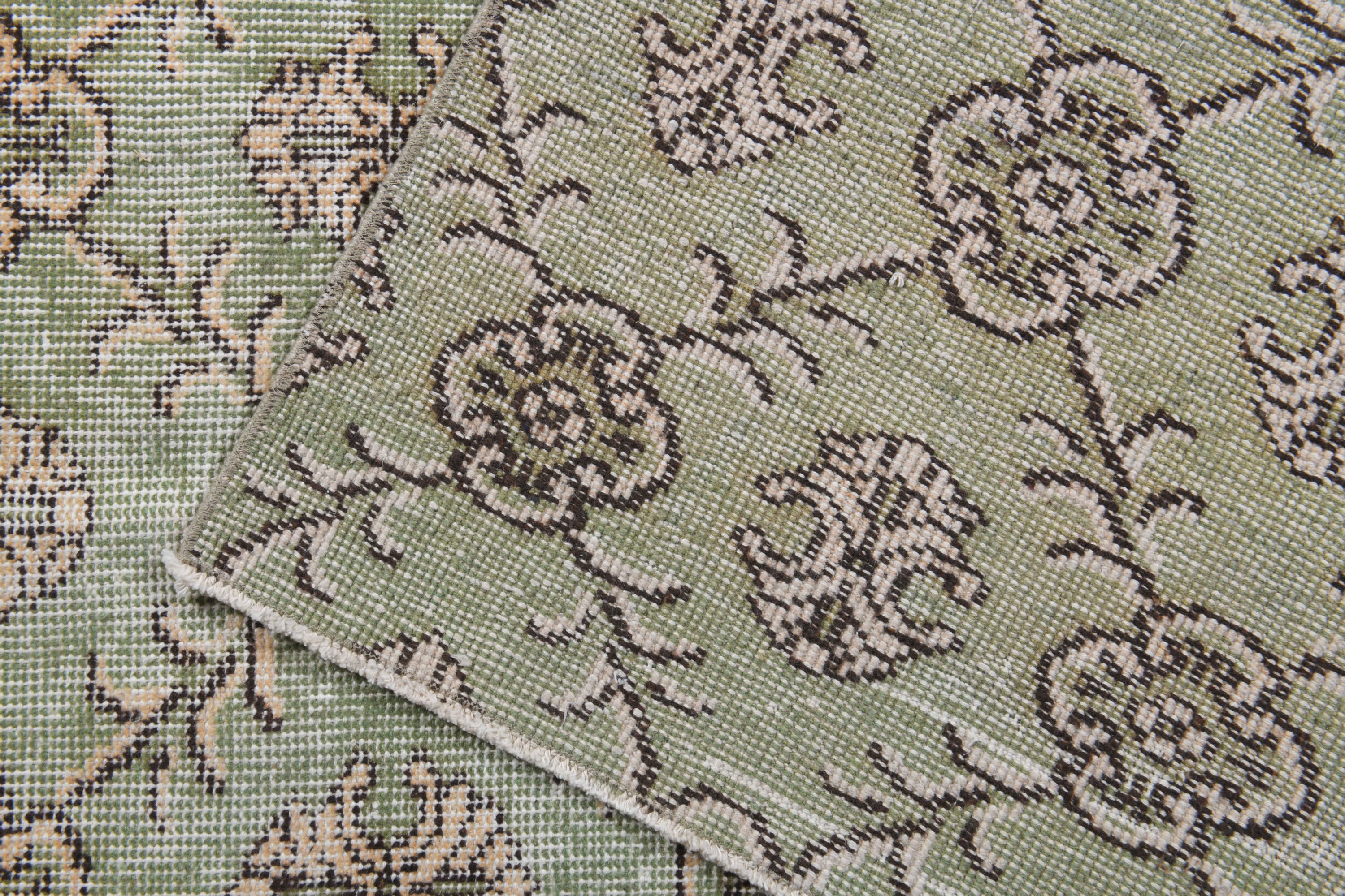Green Ranch Rug 7x10 FARMHOUSE GREEN Shabby Chic Rug, Vintage Area Rug, Turkish Carpet ...