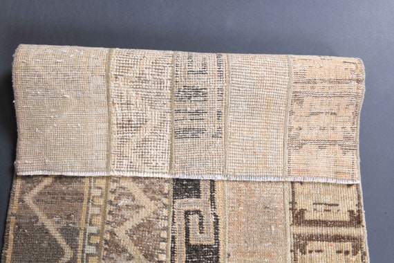 2.3x5.2 トルコ製 ベージュラグ、ランナーフローラルラグ