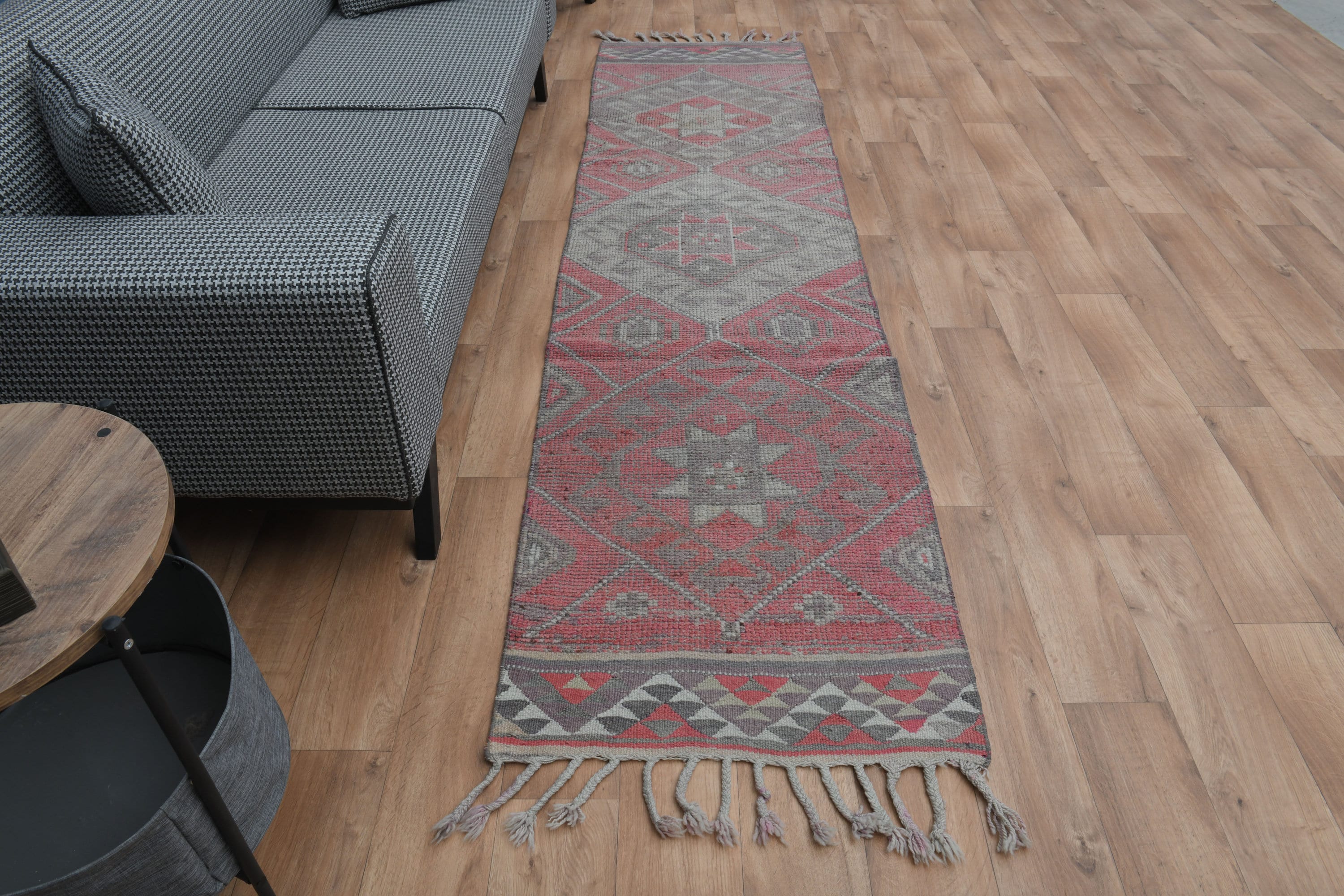 3x10 TURKISH RUG RUNNER, Vintage Runner, Oushak Runner Rug