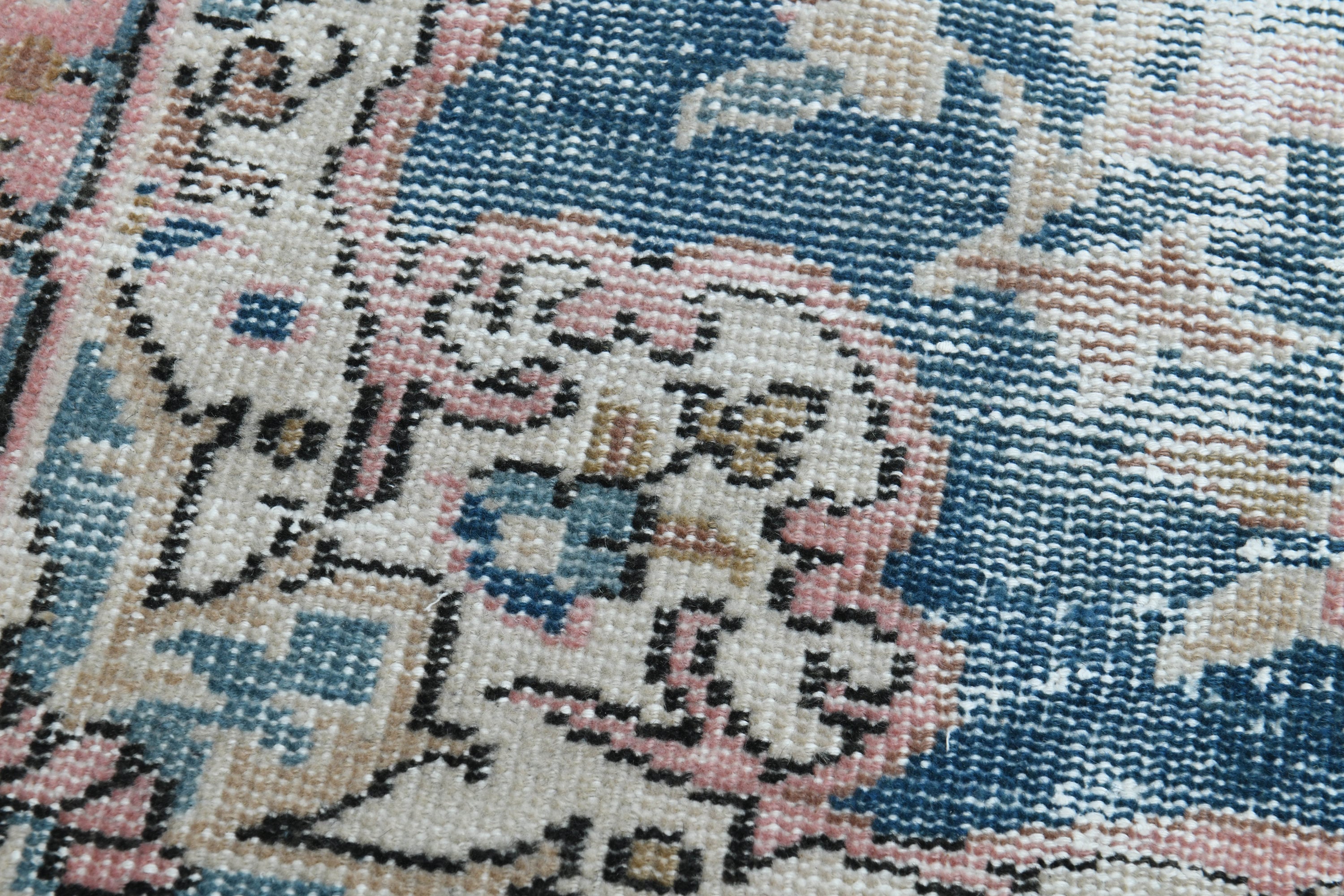 【最終価格】超大判/ラベンダーピンクヴィンテージトルコラグ雅姫さん　No.503 最終価格】超大判/ラベンダーピンクヴィンテージトルコラグ雅姫