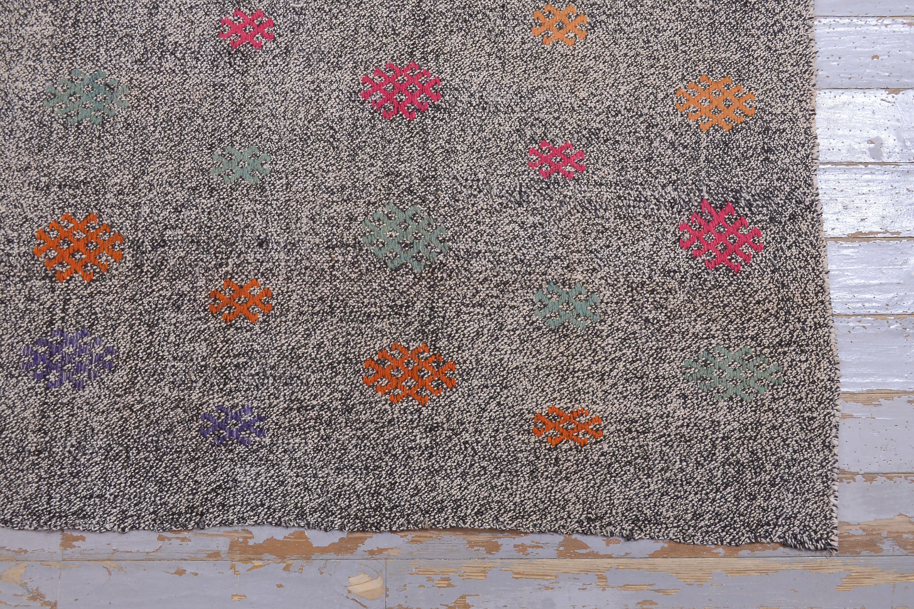 6x8 KILIM Gray Flatweave Rug Grey Kilim Rug Turkish Rug Etsy