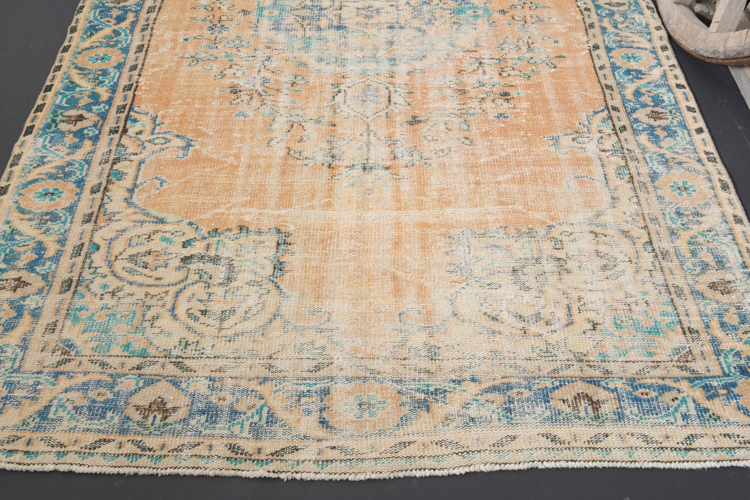 トルコ オールドラグ 幾何学模様 幾何学模様のヴィンテージトルコウールラグ - 5.2 x 8.9 - Etsy 日本