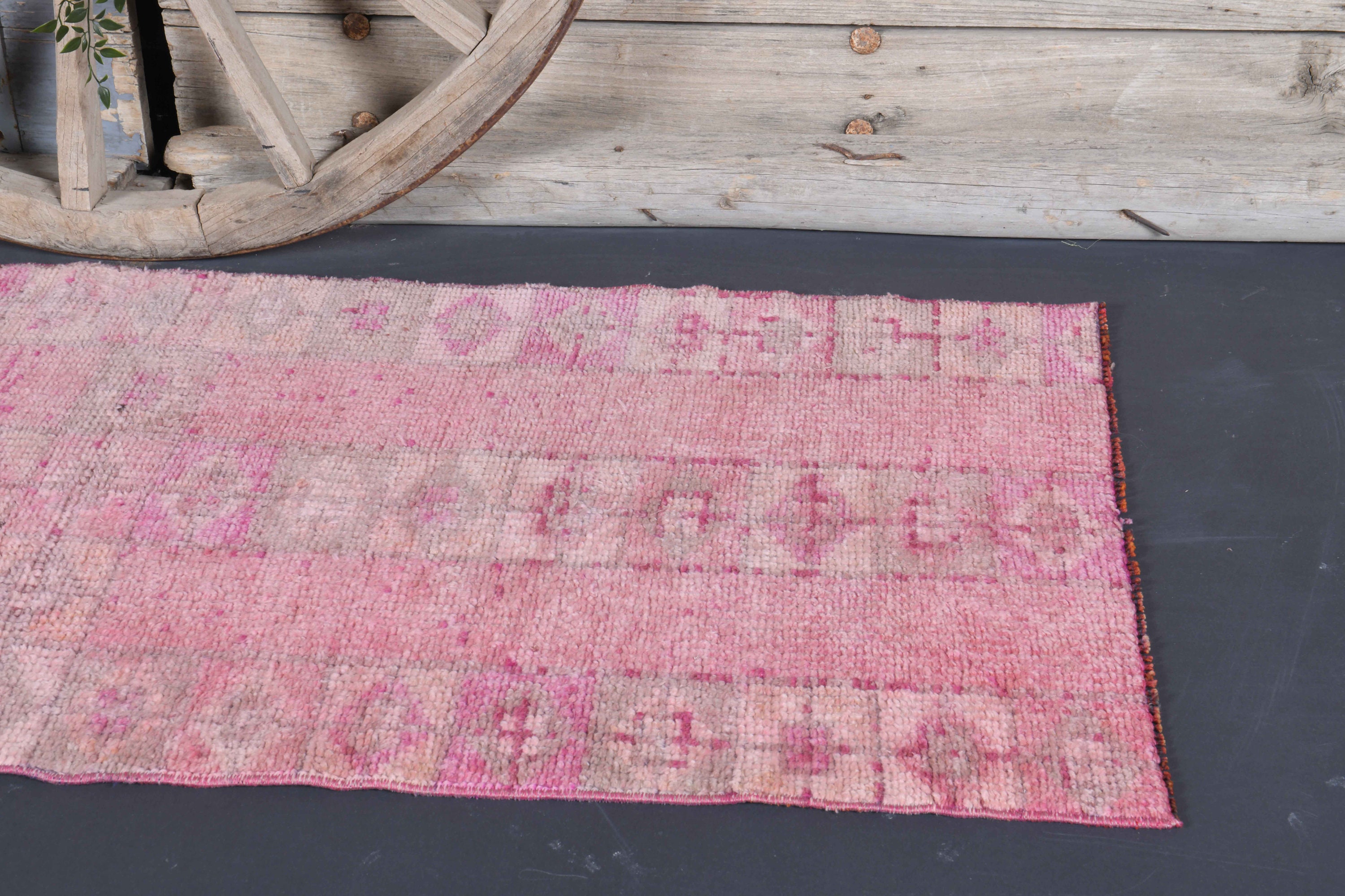 2.8x6.8 TURKISH Rug Hot Pink Handmade Anatolian Oushak Rug Etsy UK