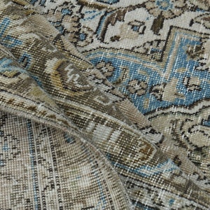 8&#39;7x10 ft, ORIENTAL LUXURY RUG, Turkish Area Rug, Vintage Rug, Large Area Rug 9x10, Oversized Oushak Rug, Home Decor, Authentic Unique Rug