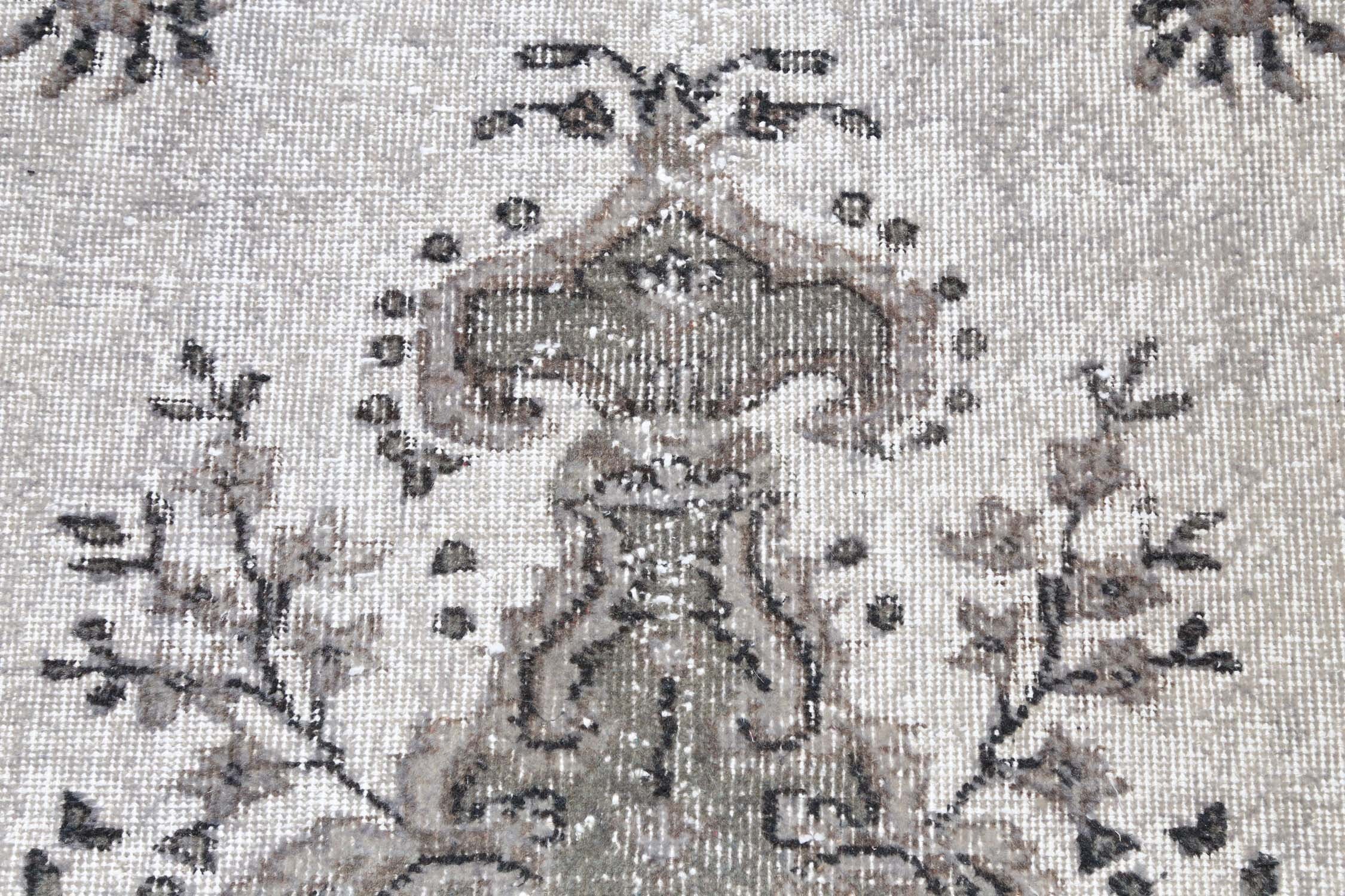 4x7 TURKISH RUG Gray Carved Rug Area Rug Vintage Rug | Etsy