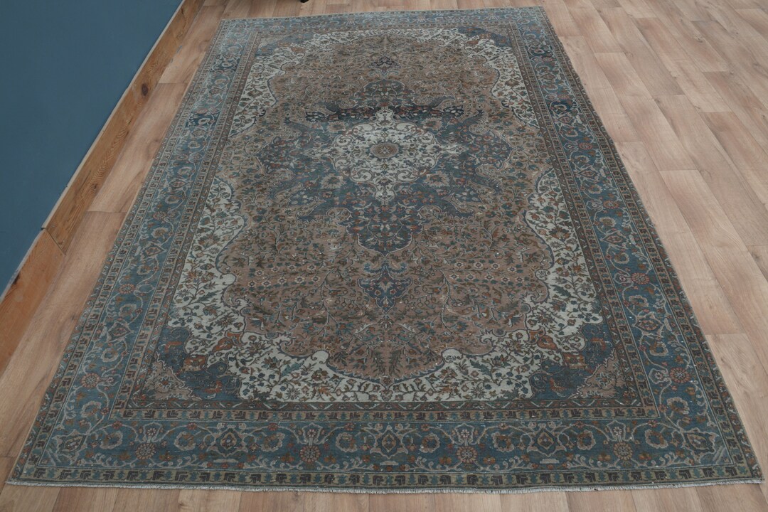 7x9 Ft HOME Decor, Area Rug, Large Vintage Rug, Oushak Area Rug, Old ...