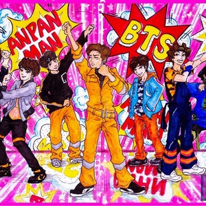 BTS “New Generation” BTS &quot; &quot; Fanart Photo Print 5x7