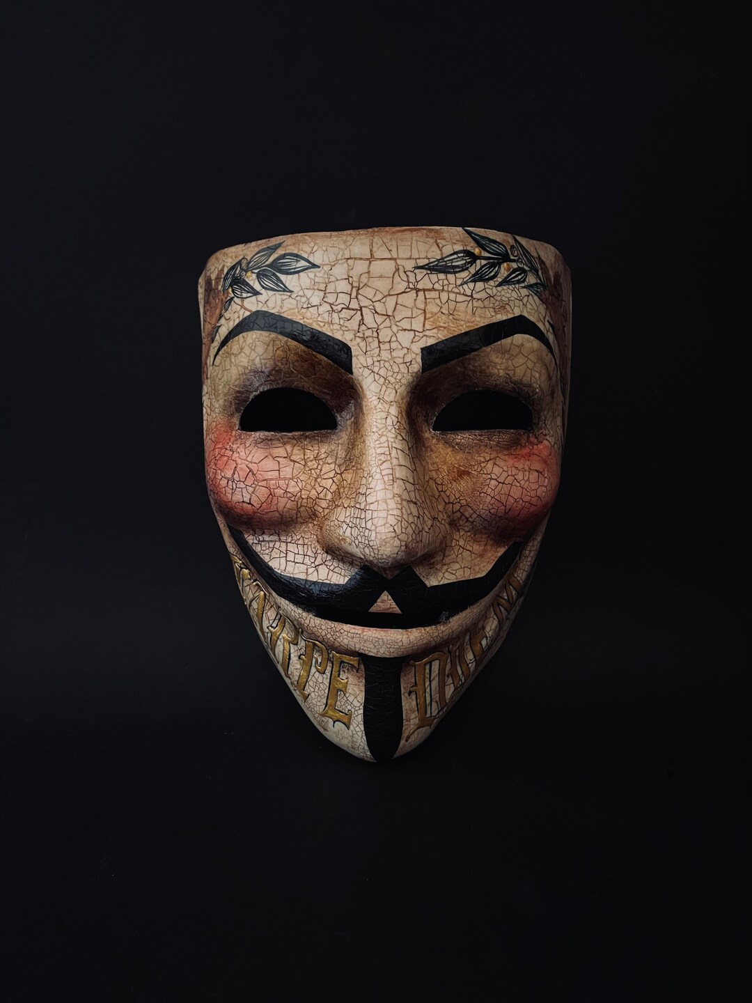 Made to Order. Anonymous Mask With Angels. Carpe Diem Art. Carnival