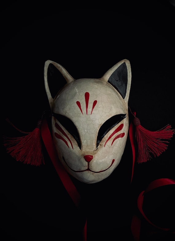 Made to Order. Kitsune Mask. Anime Mask. Cosplay Costume. Etsy