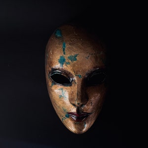 Made to order.Gold masquerade mask. Masquerade mask. Decorative mask. Original art image 6