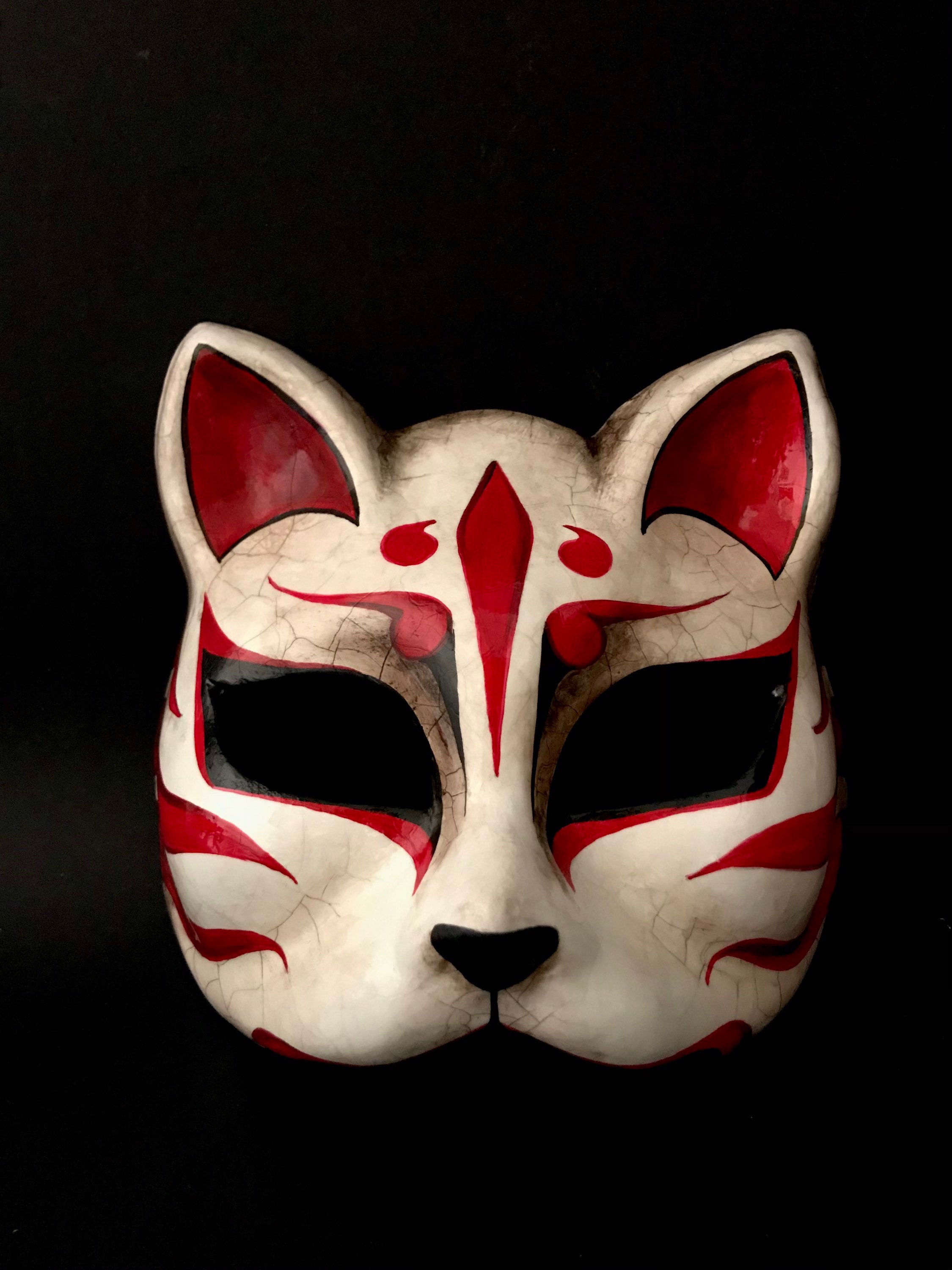 Op bestelling gemaakt. masker. Japans - Etsy Nederland