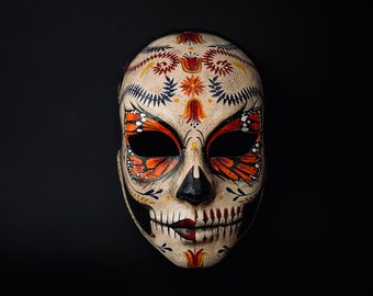 MADE TO ORDER .Day of the dead mask. Catrina Mask. Sugar skull mask. Skull mask. Masquerade mask.