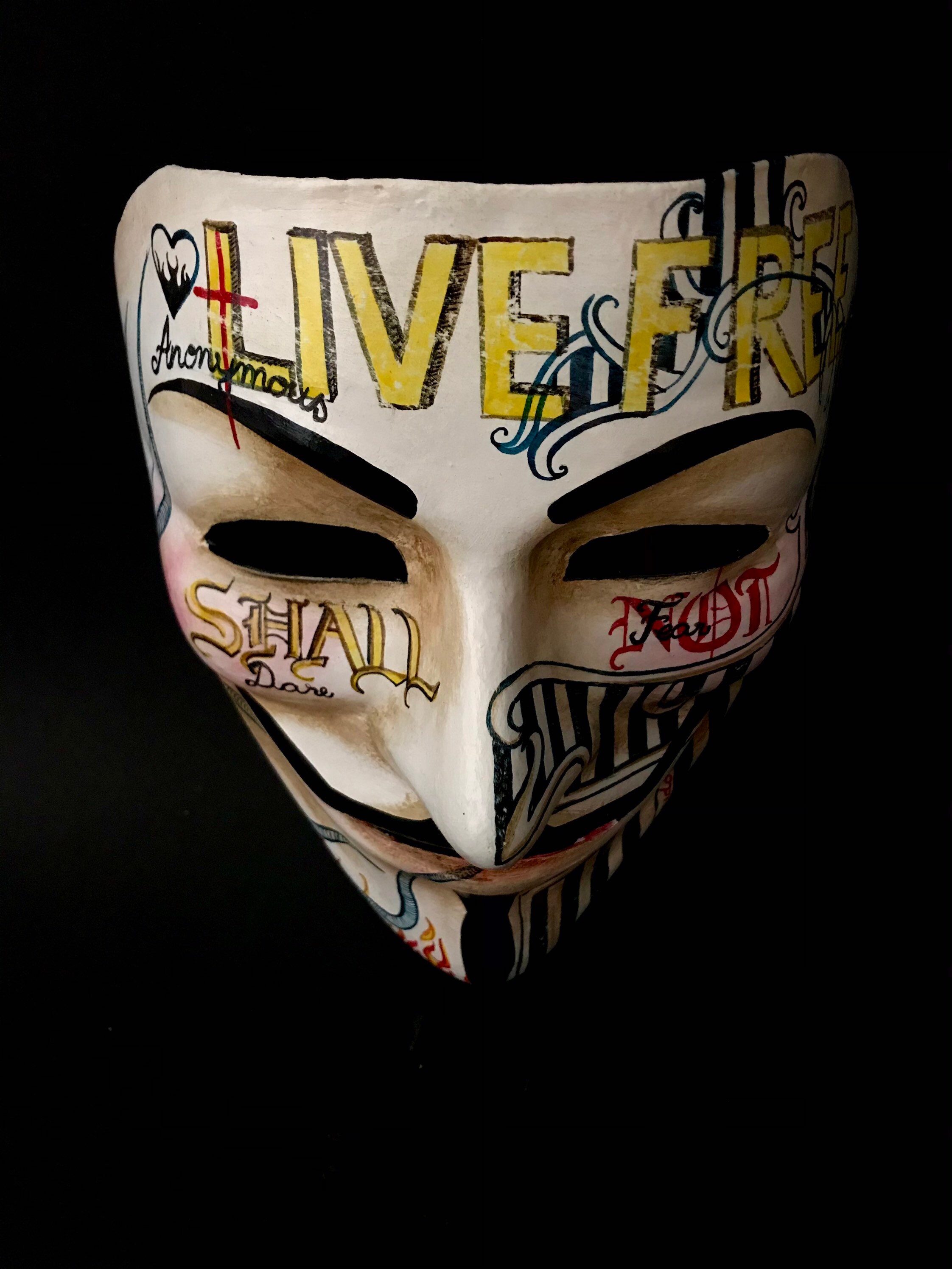 Spirit, Accessories, Anonymous Mask Guy Fawkes Mask Brand New