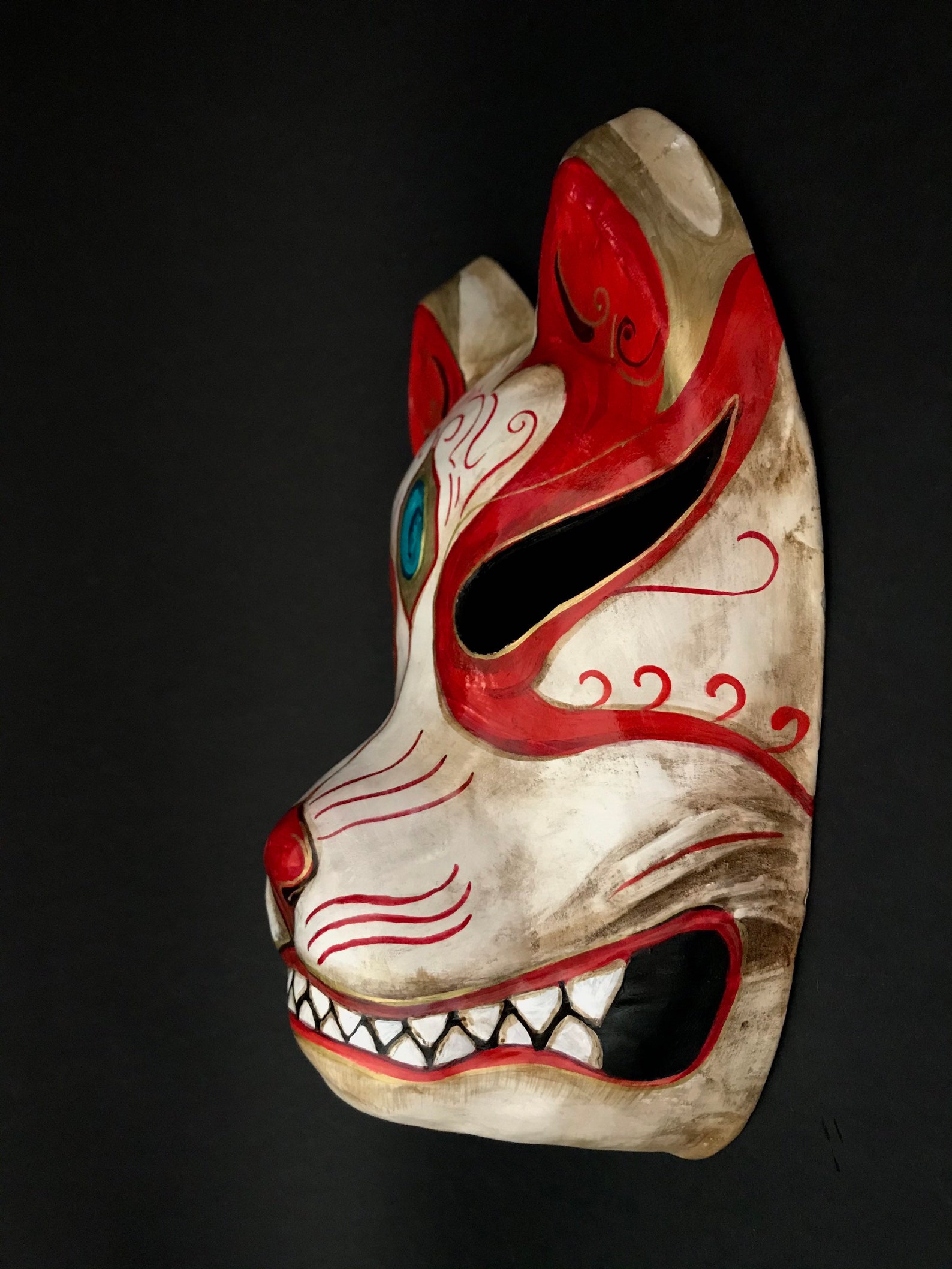 Made to Order. Kitsune Mask. Cosplay Mask. Japanese Fox. Fox - Etsy