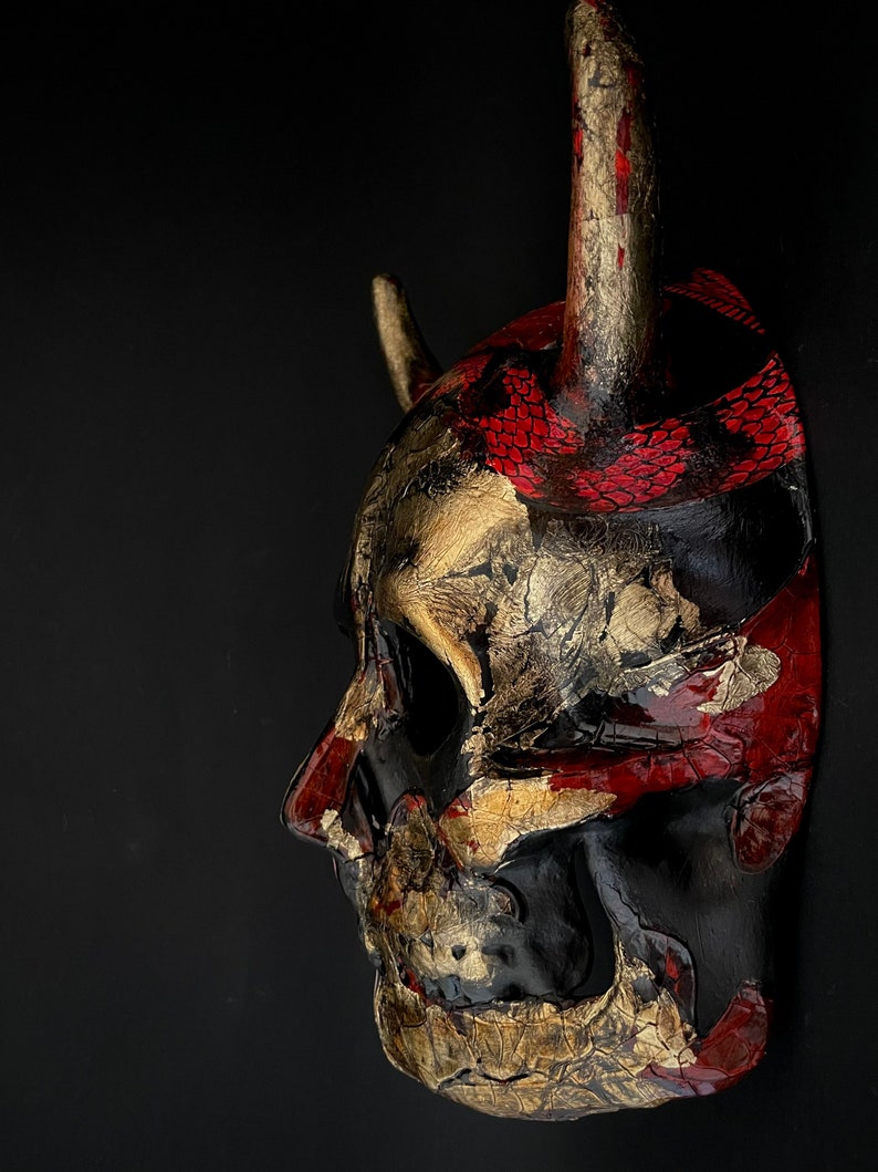 Made to Order. Demon Skull Mask. Skull Mask. Demon Mask. Etsy
