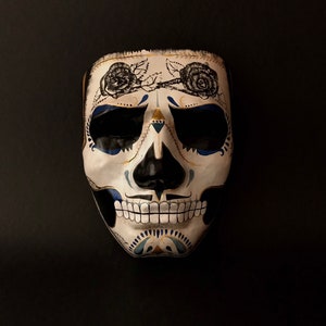 MADE TO ORDER .Day of the dead mask for men. Catrina man. Dia de Muertos mask. Masquerade mask for men.