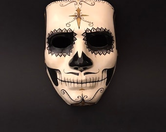 MADE TO ORDER  -Day of the dead mask for men. Catrina's guy.Dia de muertos mask. Masquerade mask for men.