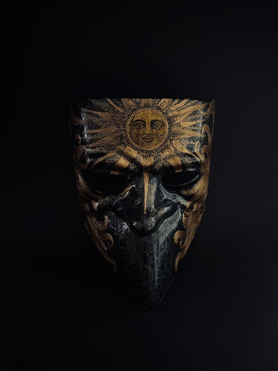 ベネチアンマスク　Bauta Ducale Black ベネチアンマスク Bauta Ducale Black Made to Order . Limited