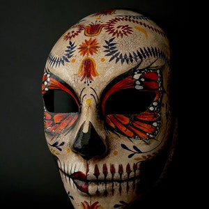 MADE TO ORDER .day of the Dead Mask. Catrina Mask. Sugar Skull Mask ...