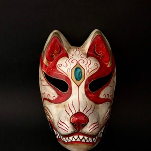 Made to Order. Kitsune Mask. Cosplay Mask. Japanese Fox. Fox Mask. - Etsy