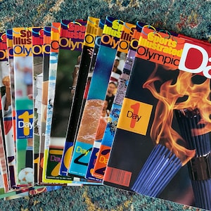 Olympische Spiele 1996 Daily Sports Illustrated Magazine - voller Satz von 18