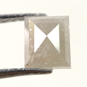 0.74 CT 4.86 X 4.22 X 2.91 MM, Grey color Square diamond, Square shape diamond, Square diamond ring, Loose square diamond, A222