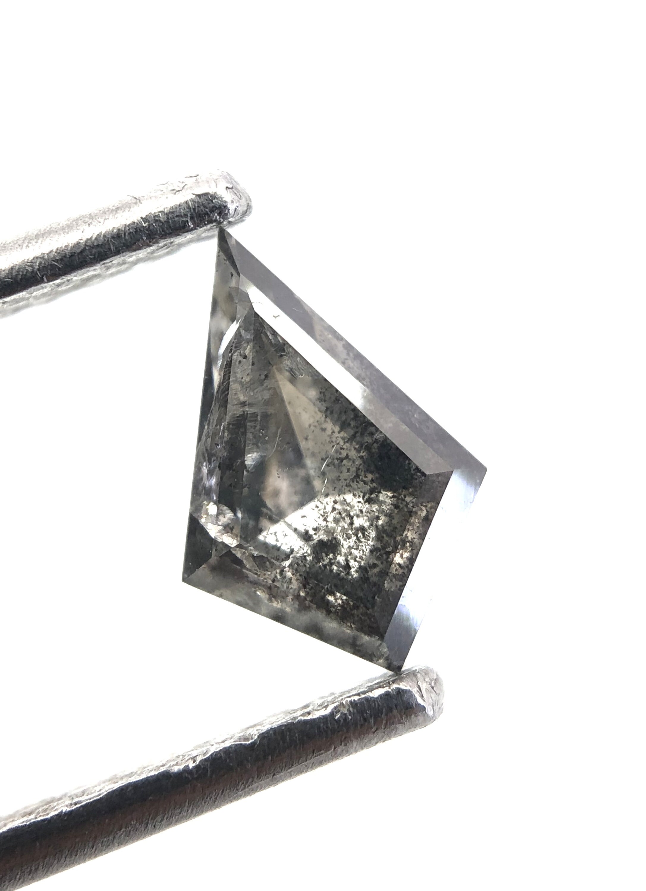 0.59Ct 7.51X5.10MM Natural Loose Kite Cut Diamond Salt And | Etsy