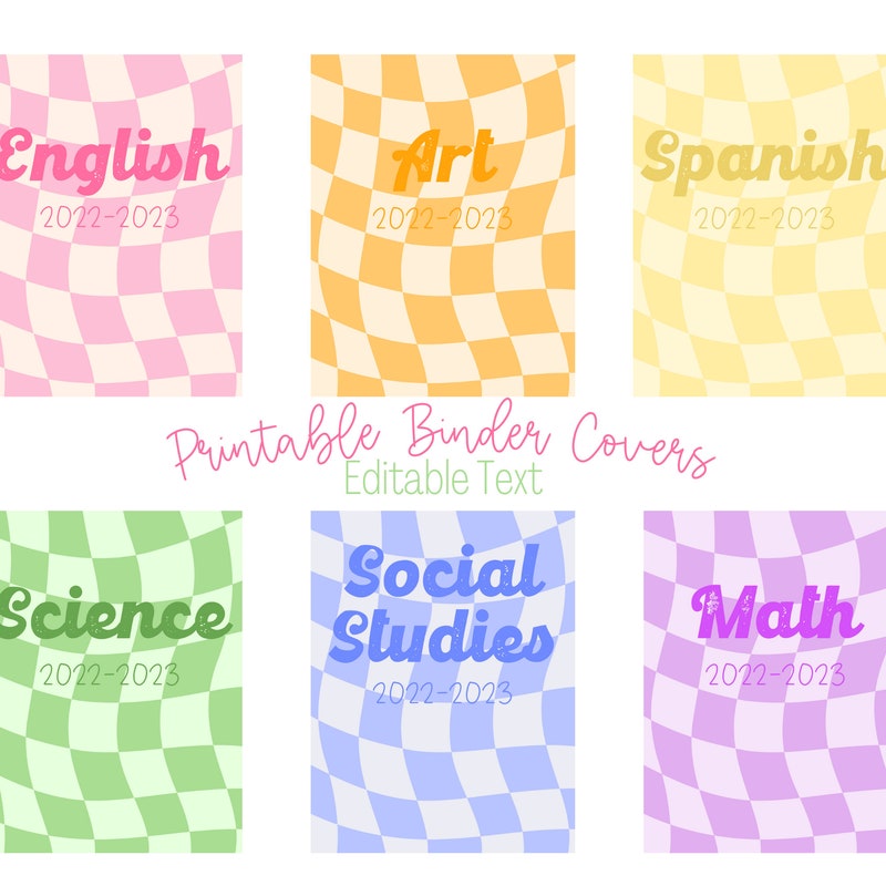 Binder Printables - Etsy