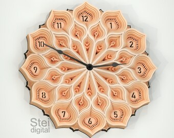 Download Clock Mandala Svg Etsy