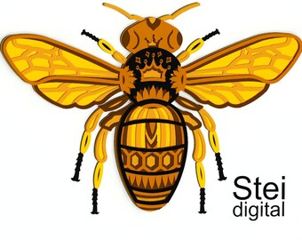 Download Mandala Bee Svg Etsy