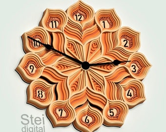 Download Mandalas Clock Etsy