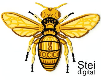 Download Mandala Bee Svg Etsy