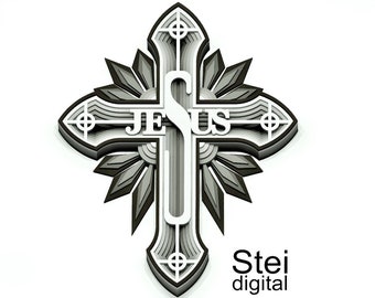Download Cross Mandala Svg Etsy