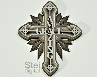 Download 3d Cross Svg Etsy