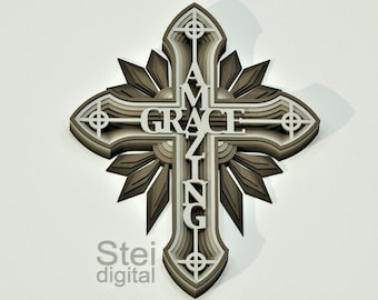 Download Grace Cross Svg Etsy