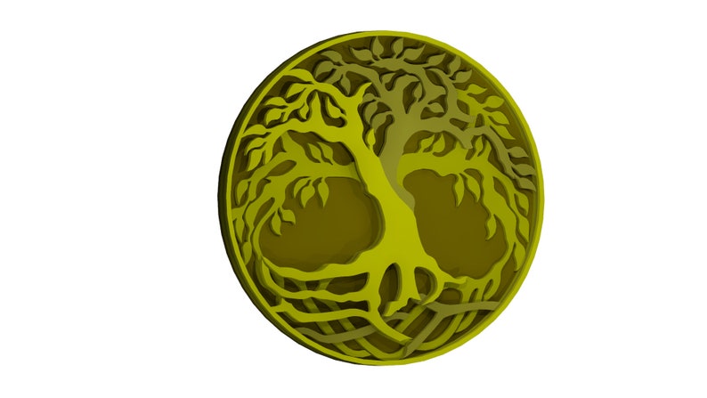 Download Mandala Tree of life DXF SVG files for laser CNC laser | Etsy