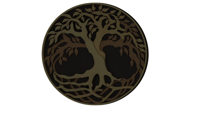 Download Mandala Tree of life DXF SVG for cricut for laser CNC ...