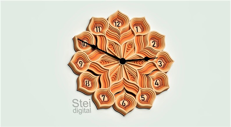 Free Free Mandala Clock Svg 350 SVG PNG EPS DXF File