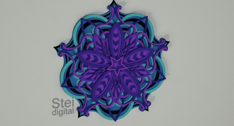 Free Free 289 3D Flower Mandala Svg SVG PNG EPS DXF File