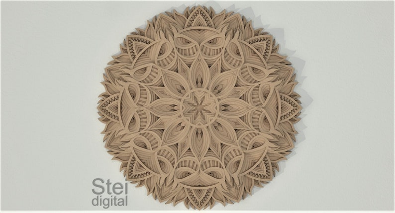Download 3d Owl mandala DXF Cricut SVG fichiers découpés au laser ...