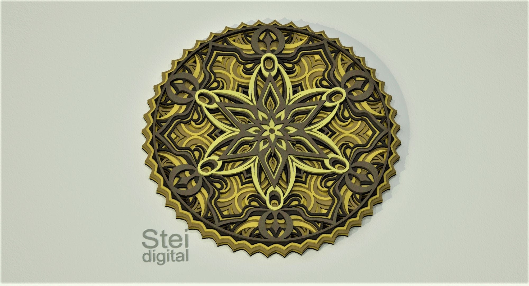 Free Free 268 3D Flower Mandala Svg SVG PNG EPS DXF File