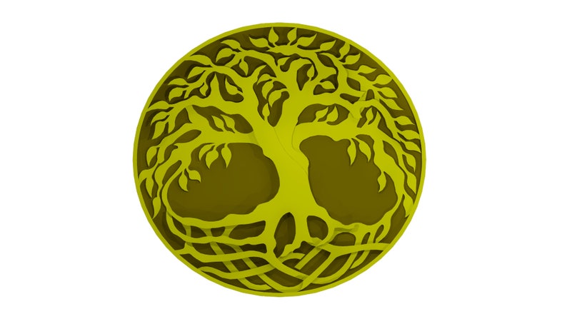 Download Mandala Tree of life DXF SVG for cricut for laser CNC ...