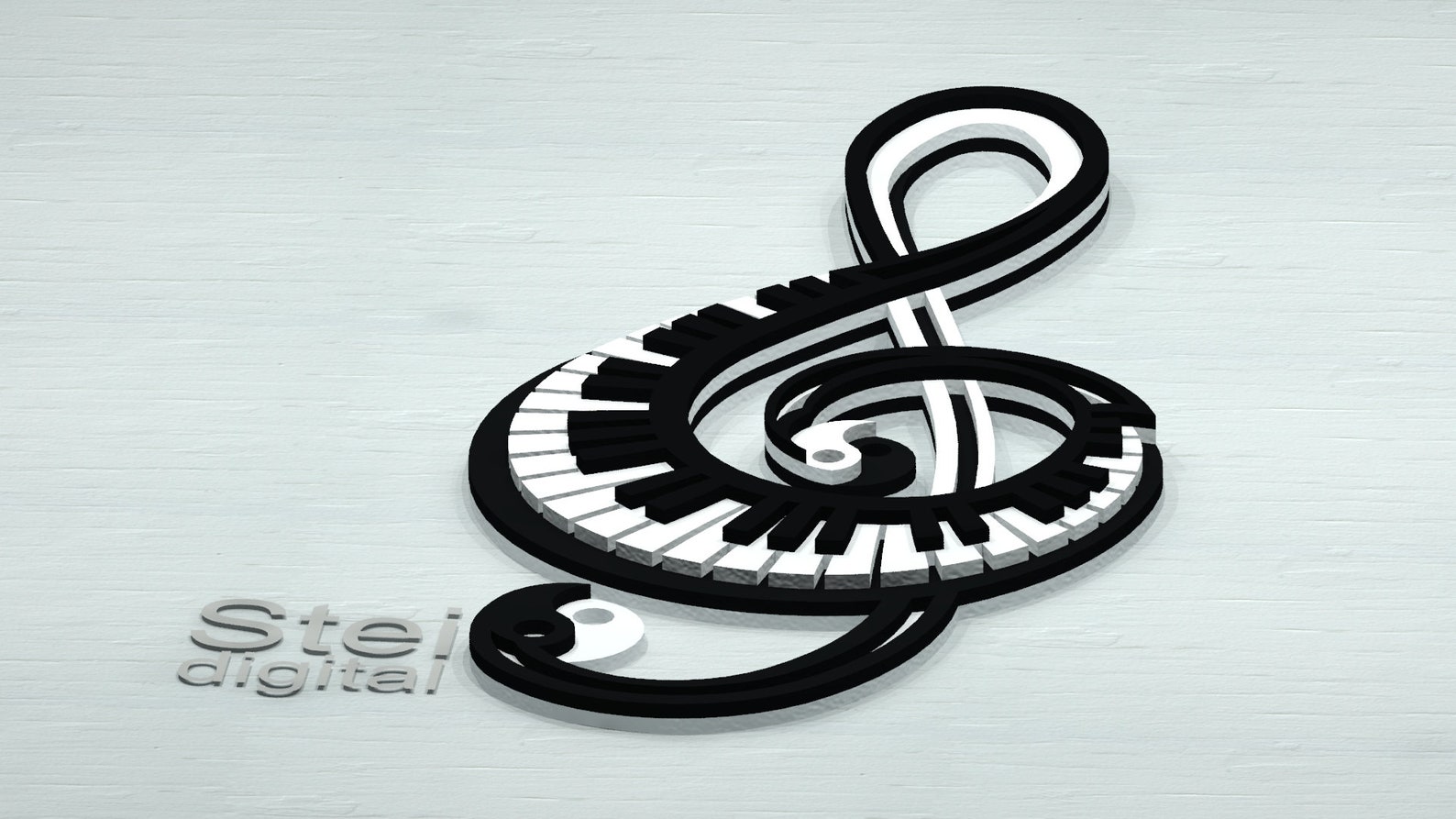 3d Treble Clef SVG DXF Laser Cutting File Laser Cut Svg - Etsy