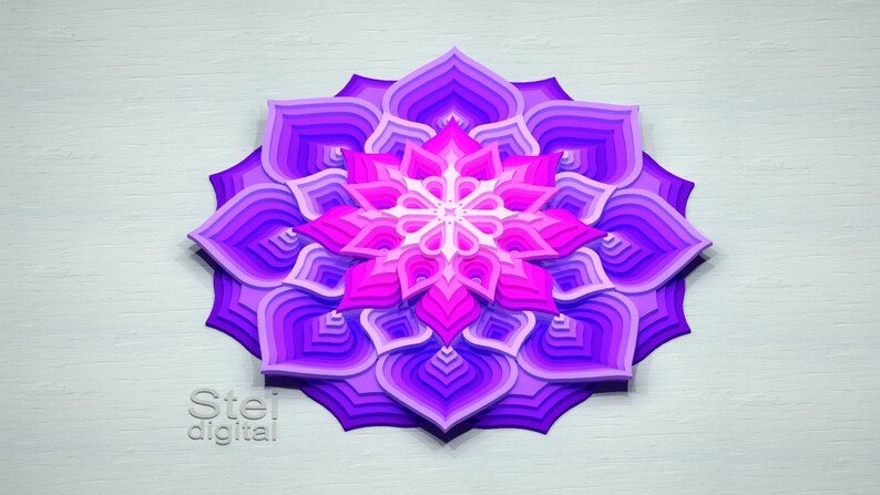 Free Free 229 3D Flower Mandala Svg SVG PNG EPS DXF File