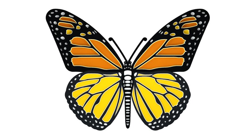 Download 3d Butterfly B2 Mandala DXF SVG files for laser CNC laser ...