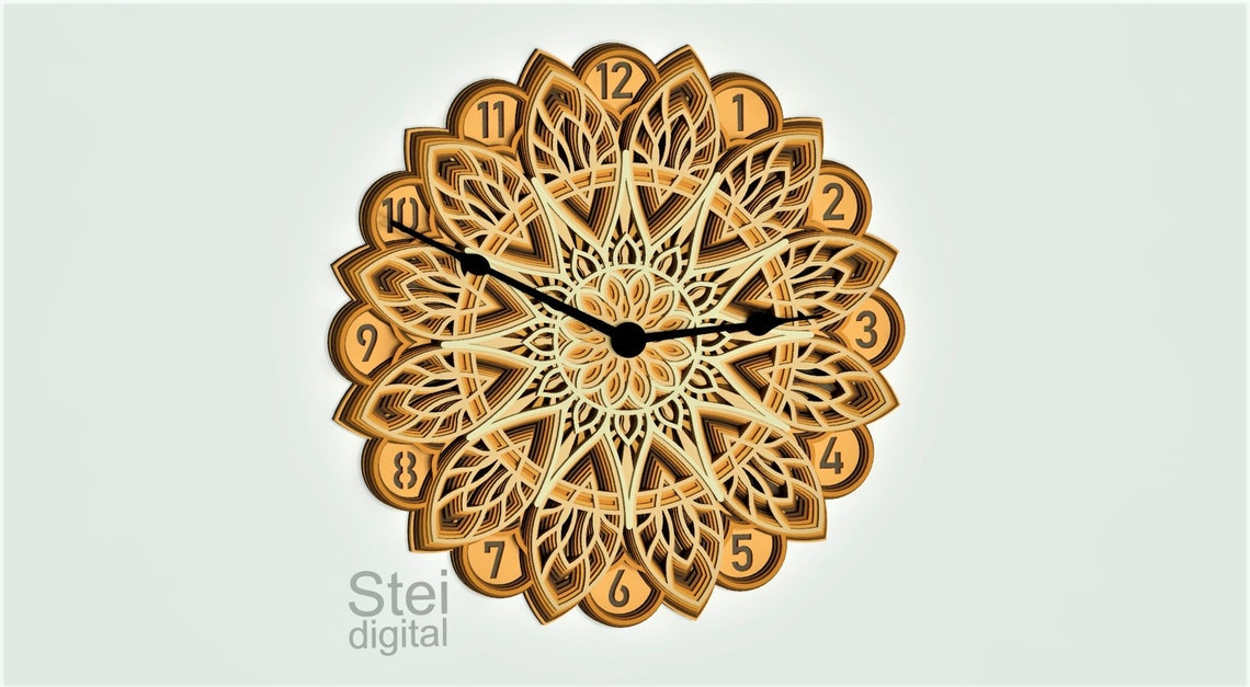 Free Free 348 Mandala Clock Cricut SVG PNG EPS DXF File