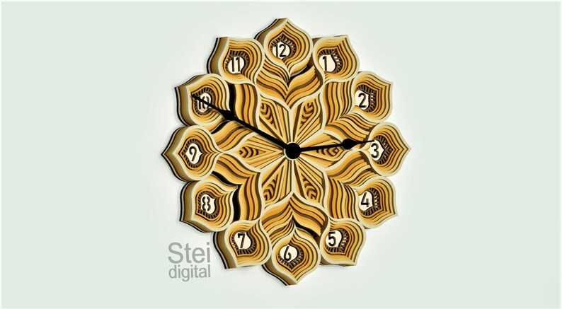 Free Free 97 Mandala Clock Cricut SVG PNG EPS DXF File
