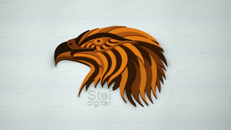 Download 3d Eagle DXF SVG files for laser cutting CNC cricut cut | Etsy